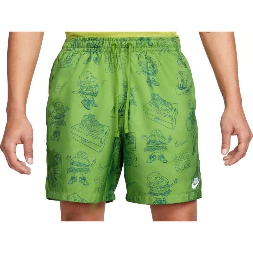 Nike Mens Woven Flow Sportswear “Sole Food” Shorts DR9781-377